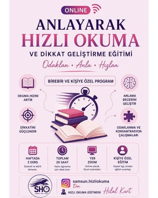 Birebir ve kişiye özel program afişi