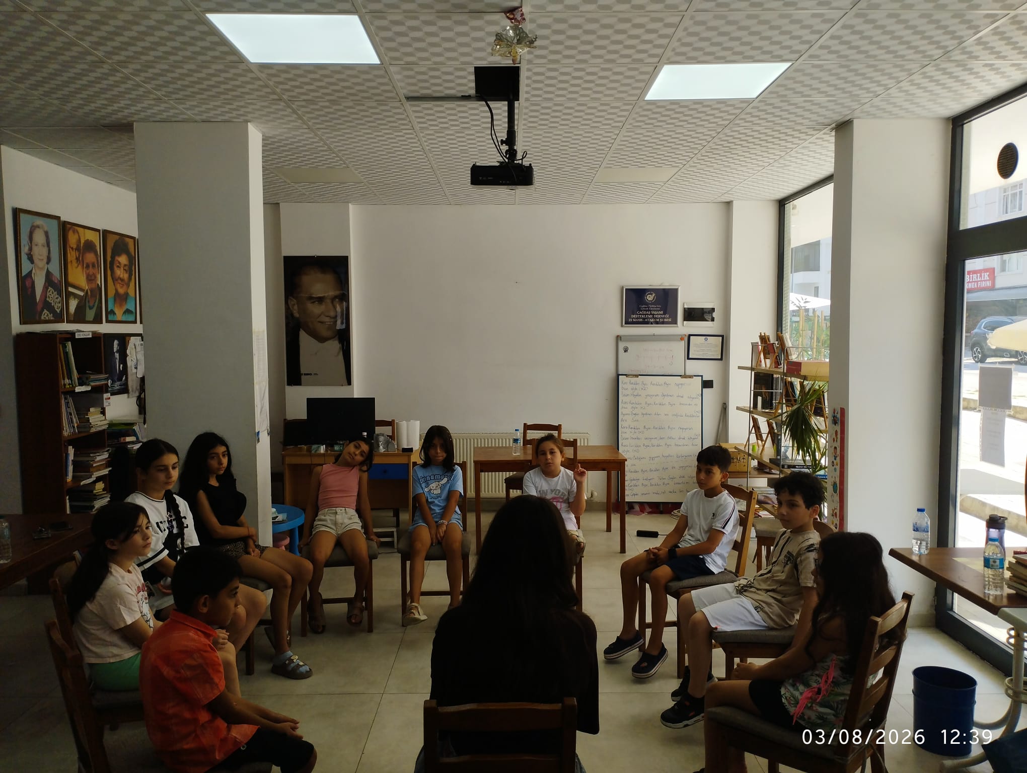 Grup çalışmasından bir kare
